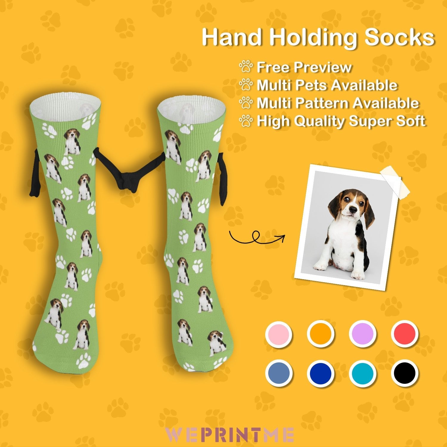 Personalized pet socks best sale