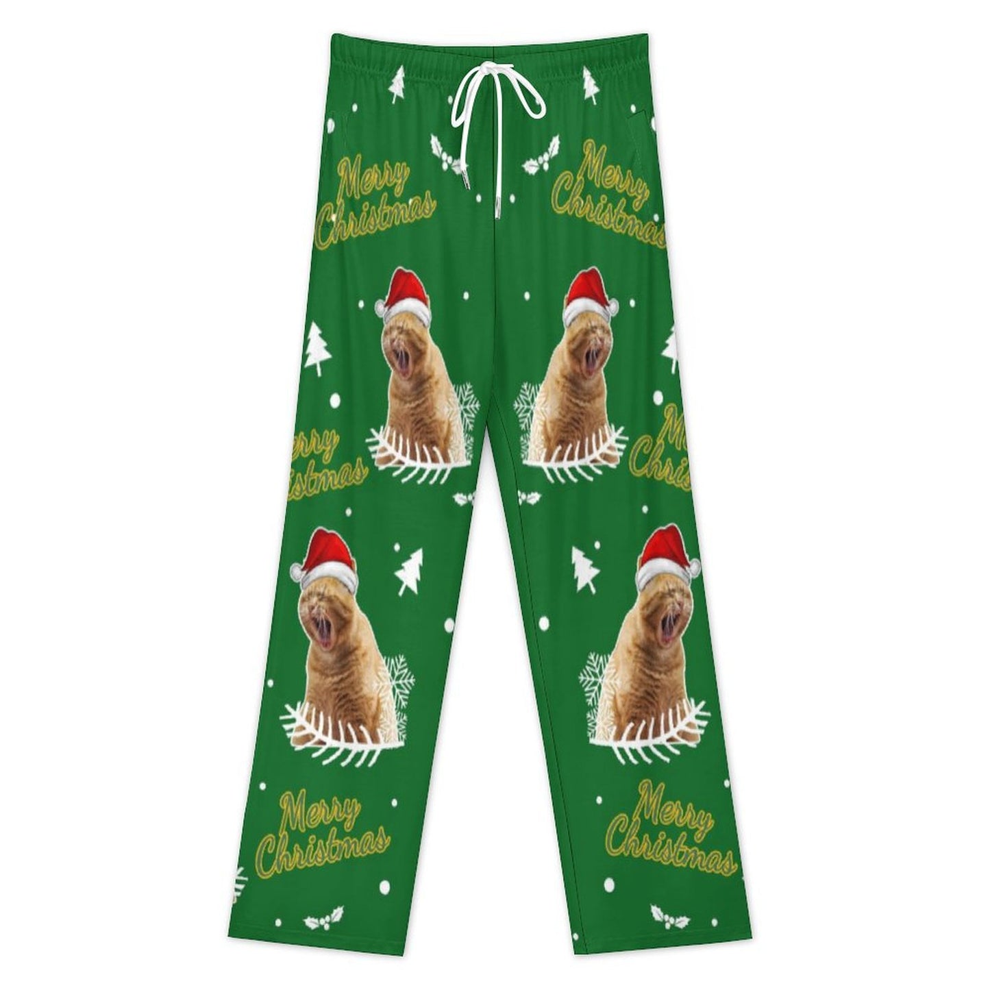 Custom Pet Happy Christmas Pajama Pants