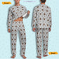 Custom Pet Face Men's Long Pajama Set