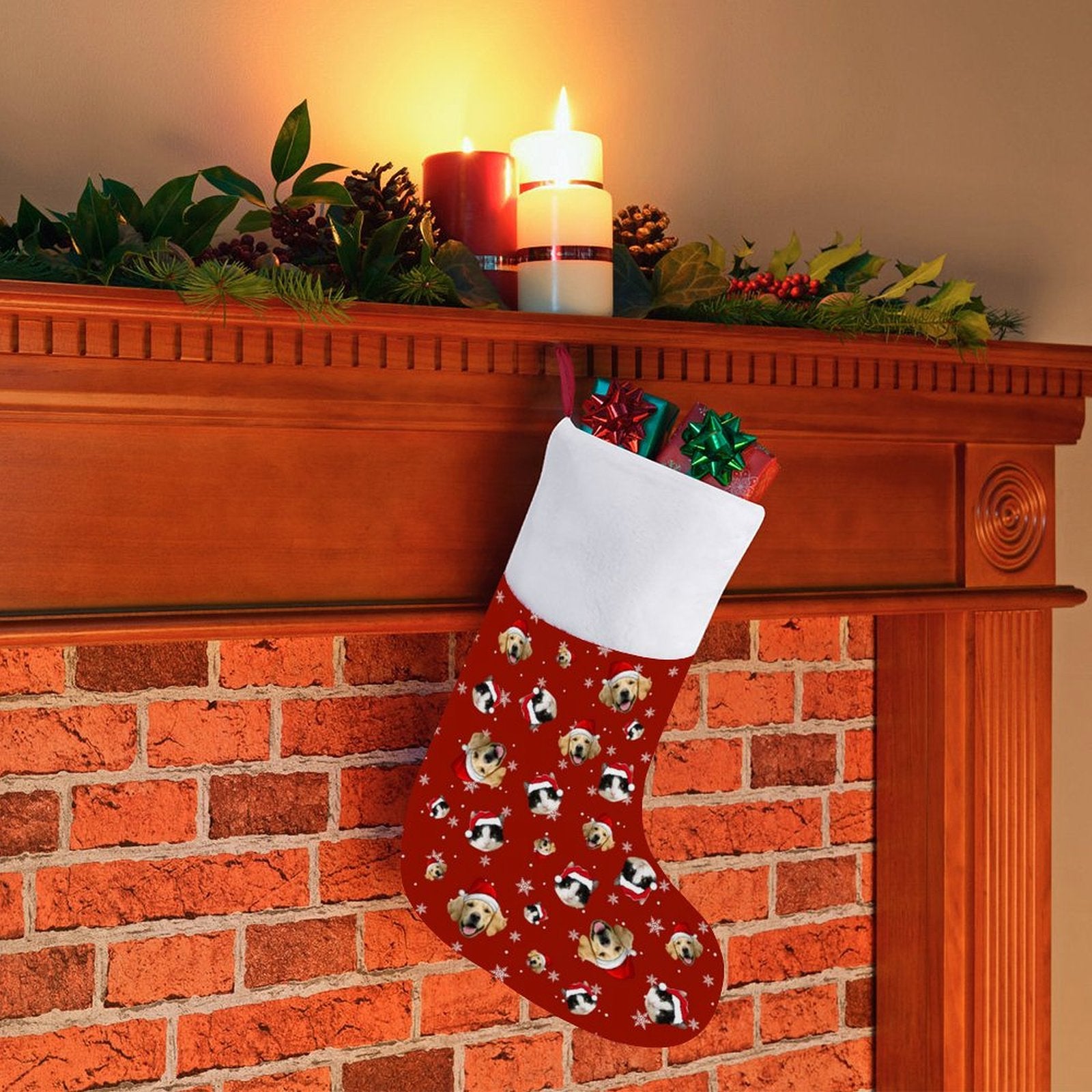 Personalized Pet Face Classic Christmas Stockings-WEPRINTME-2