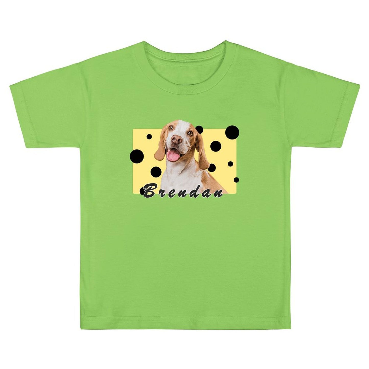 Custom Pet Kid's T-shirt Love Cheese Dogs on Shirts