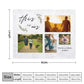 Custom Family Photos This is Us Fleece Blanket