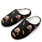 Custom Pet Face Hot Dog Cotton Slippers