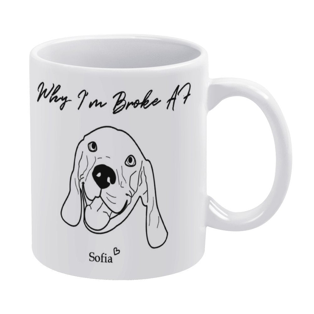 Custom Pet Handdraw Pet Mug