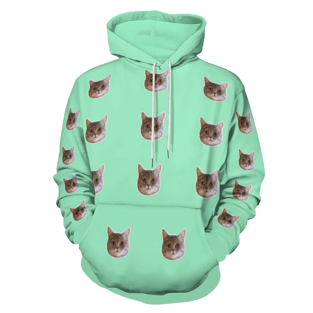 Custom Pet Face Unisex Hoodie