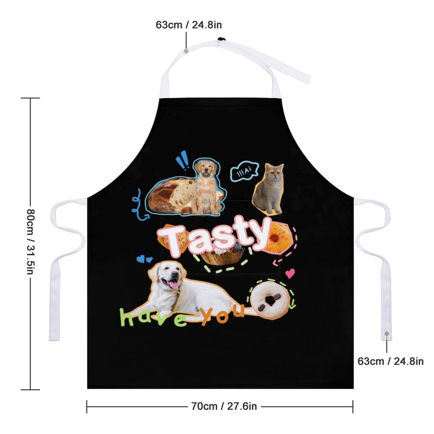 Custom Pet Face Tasty Apron