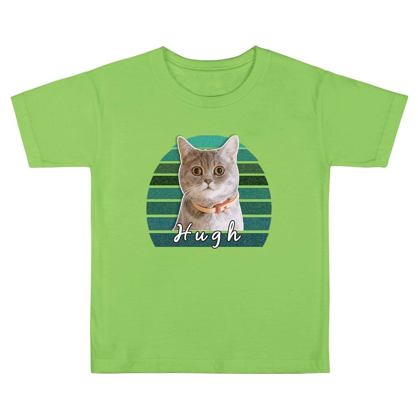 Custom Pet Face&Name Kid's T-shirt