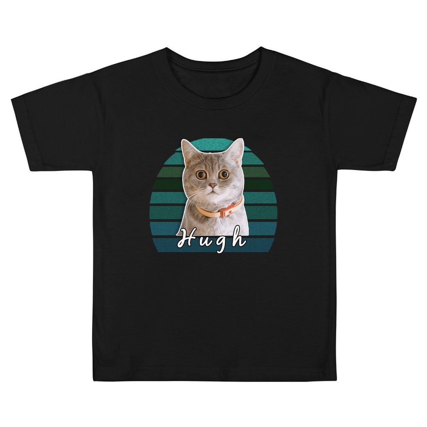 Custom Pet Face&Name Kid's T-shirt