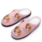 Custom Pet Face and Name Cotton Slippers