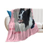 Custom Pet Photo Love My Pet Fleece Blanket