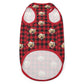 Custom Pet Face Pet Vest Santa Red Plaid Dog Vest