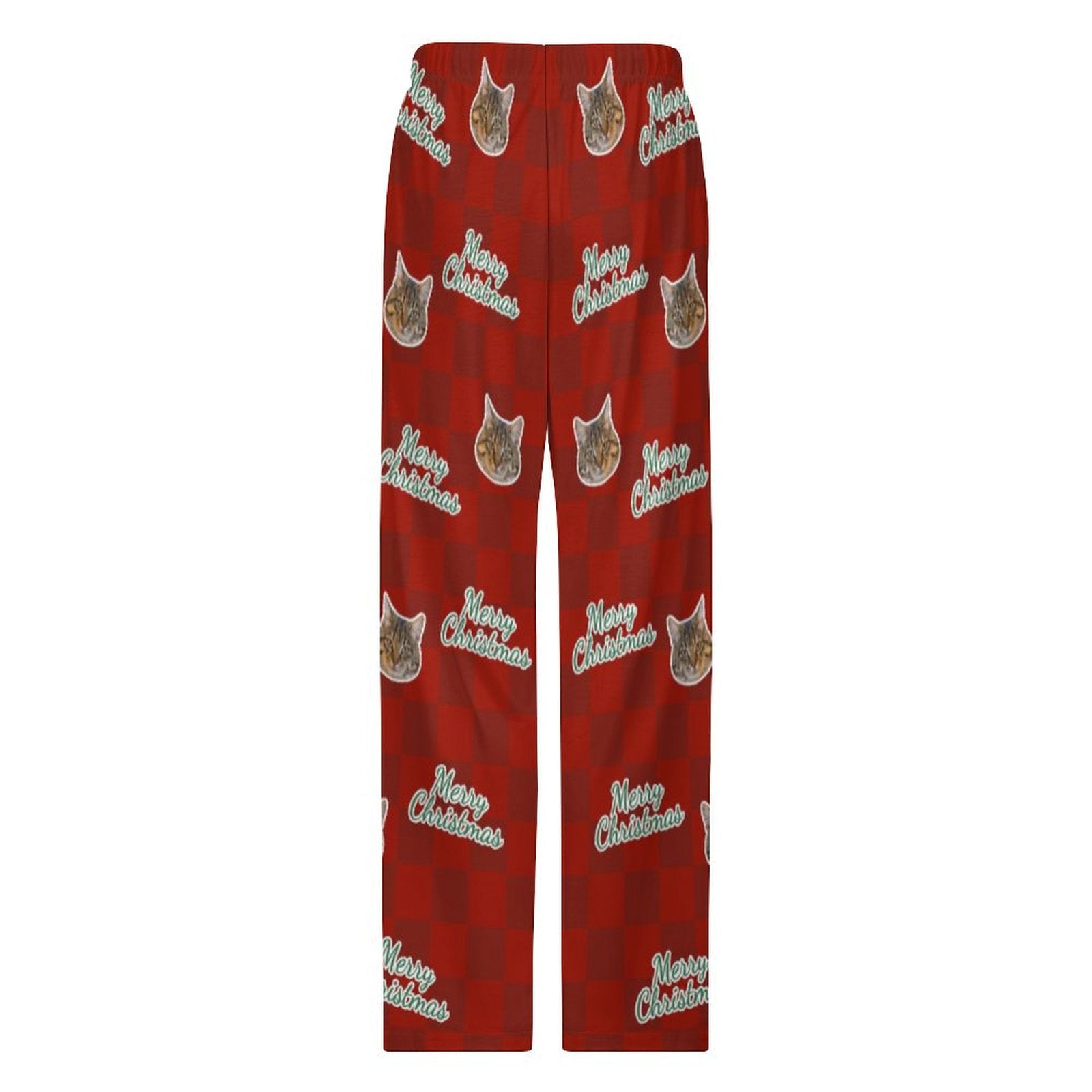 Custom Pet Face Merry Christmas Pajama Pants 2 - WEPRINTME