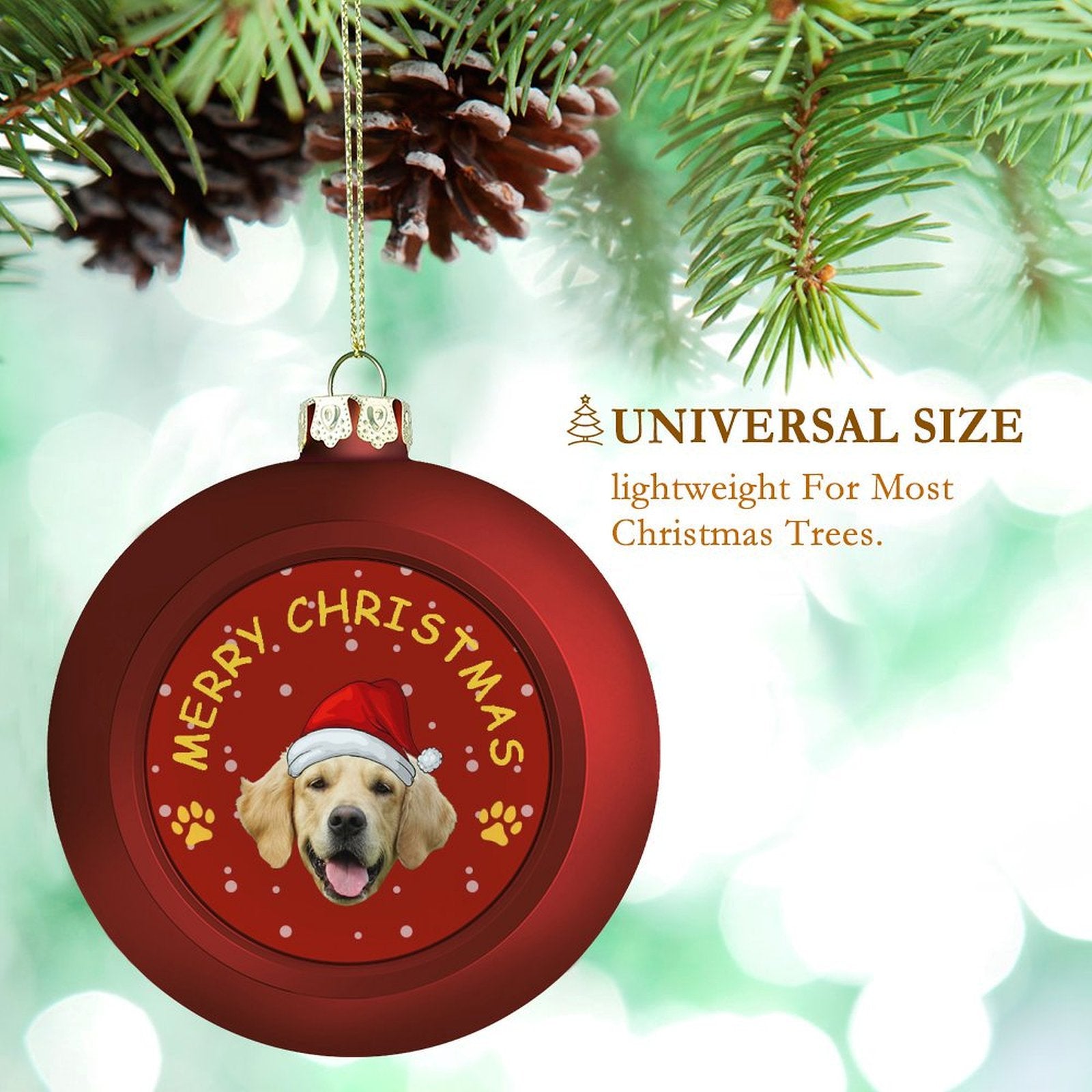 Personalized Pet Face Christmas Balls-WEPRINTME-5