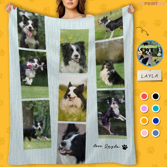 Custom Pet Photos Film Fleece Blanket