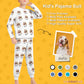 Custom Pet Face and Name Kids Pajama Set