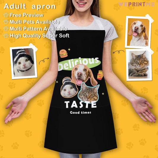 Custom Pet Face Delicious Apron