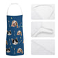 Custom Pet Face Fork Pet Apron