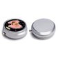 Custom Pet Face Butterfly Round Pill Box