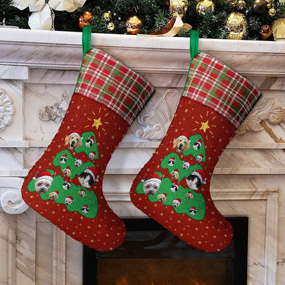 Personalized Pet Face Sequined Christmas Stockings-WEPRINTME-5