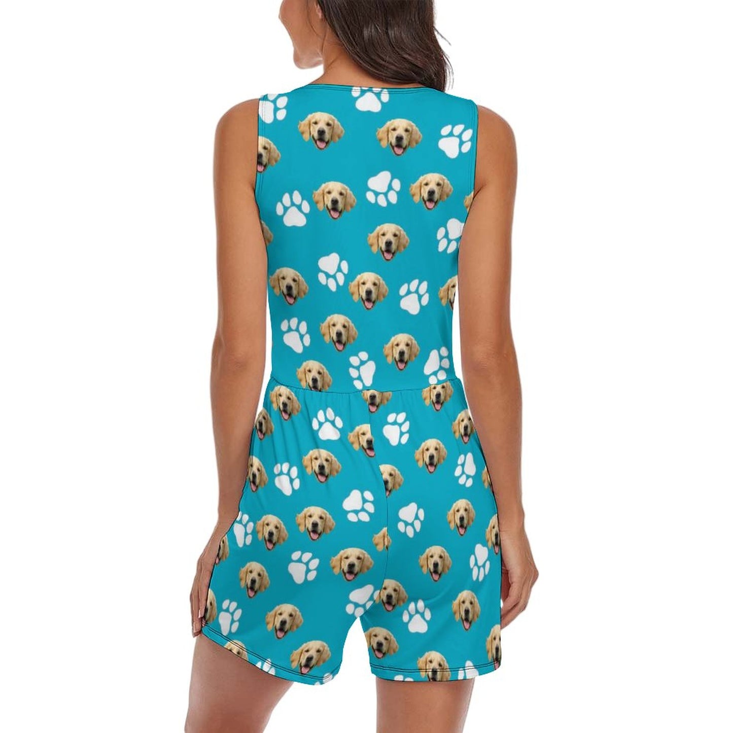 Custom Pet Face Women's Jumpsuit