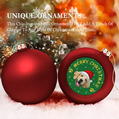 Personalized Pet Face Christmas Balls-WEPRINTME-2