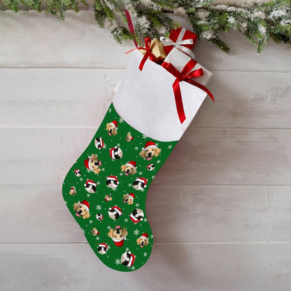 Personalized Pet Face Classic Christmas Stockings-WEPRINTME-11