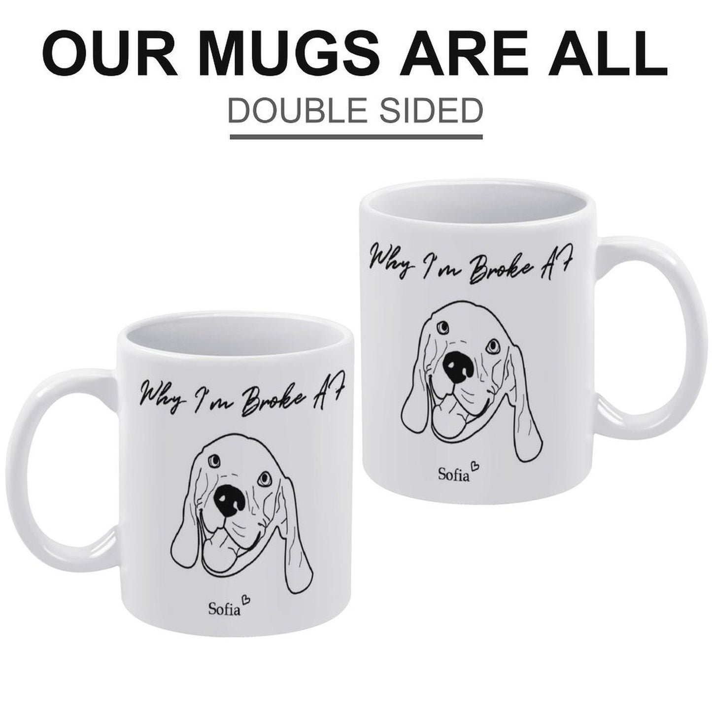 Custom Pet Handdraw Pet Mug