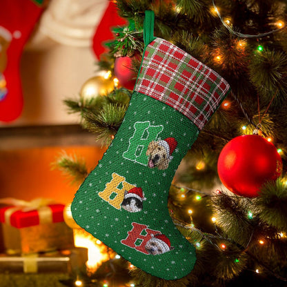 Personalized Pet Face Sequined Christmas Stockings-WEPRINTME-4