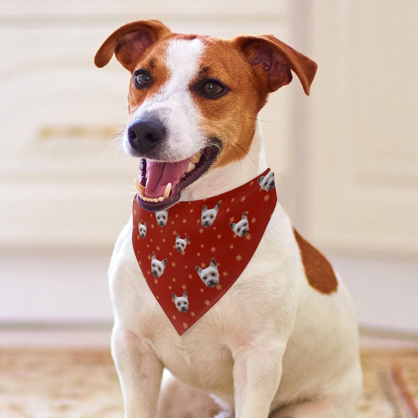 Custom Pet Scarf Christmas Pet Face Bandana-WEPRINTME-7