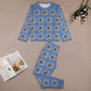 Custom Pet Face and Circle Name Kids Pajama Set