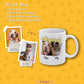 Custom Pet Face Stars Mug