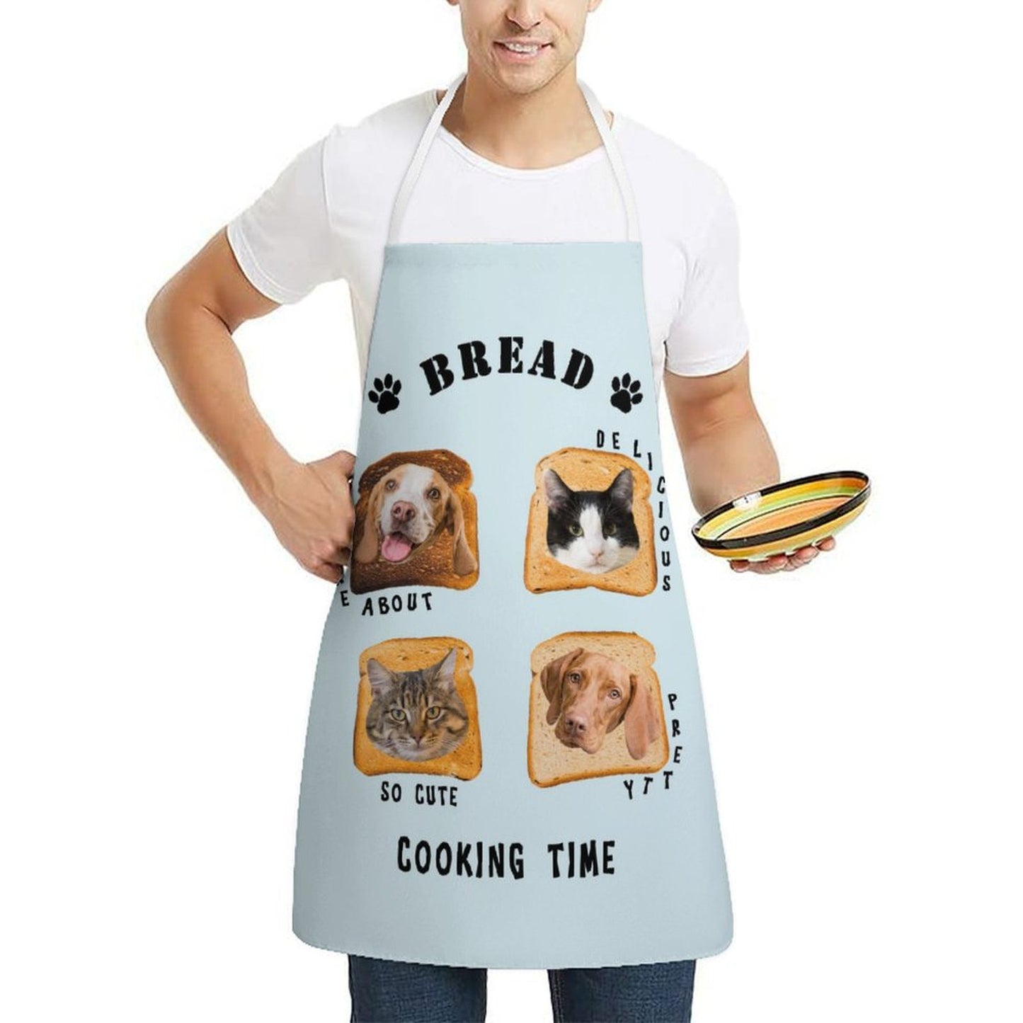 Custom Pet Face Toast Pet Apron