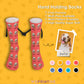 Custom Pet Face and Name Holding Hands Socks