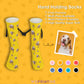 Custom Pet Face Pet Everywhere Holding Hands Socks