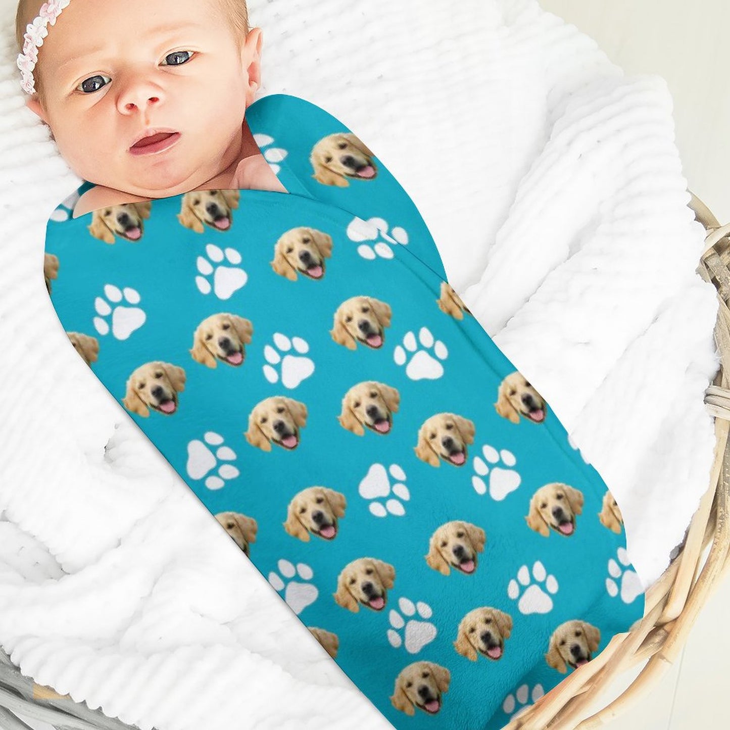 Custom Pet Face Baby's Blanket