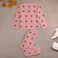 Custom Pet Face and Circle Name Kids Pajama Set