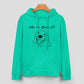 Custom Pet Face and Name Handdraw Unisex Cotton Hoodie