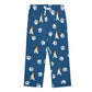 Custom Pet Face Pet Paws Men's Cotton Long Pajama Set