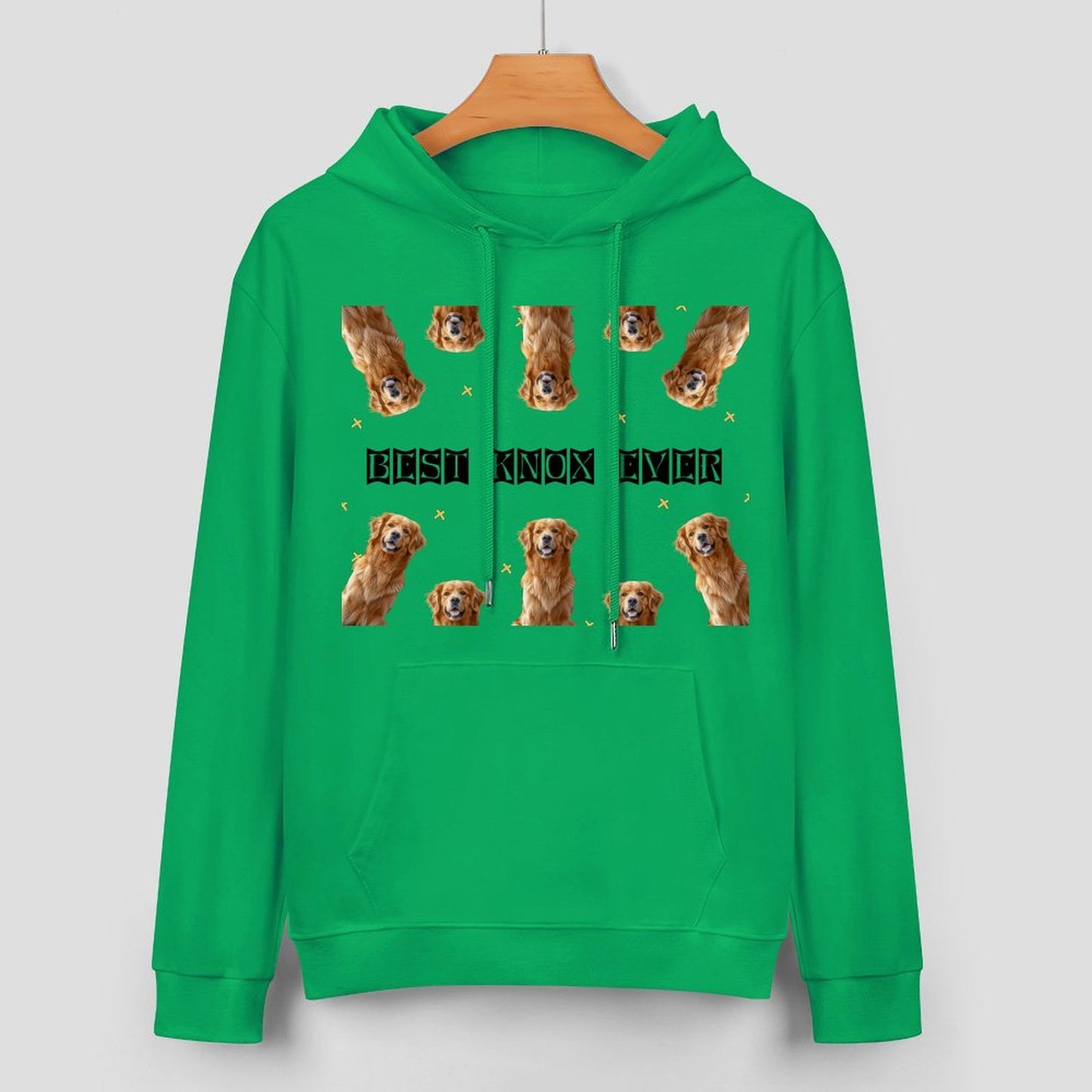 Custom Pet and Name All Looking at You Unisex Cotton Hoodie