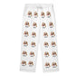 Custom Pet Face and Name Men's Cotton Long Pajama Set