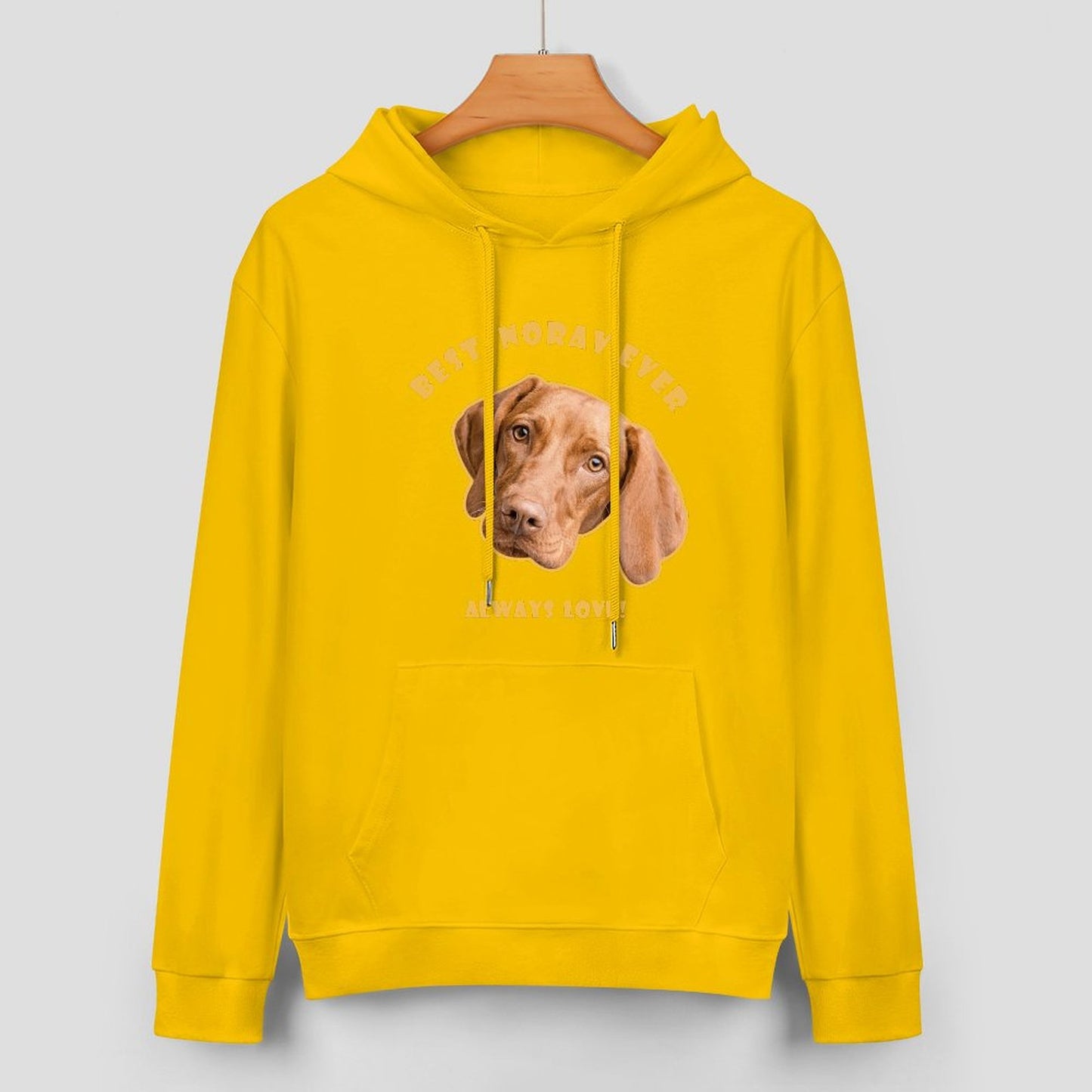 Custom Pet Face Always Love Unisex Cotton Hoodie