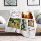 Custom Family Photos This is Us Fleece Blanket