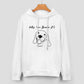 Custom Pet Face and Name Handdraw Unisex Cotton Hoodie