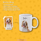 Custom Pet Face and Name Classic Mug