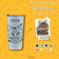 Custom Pet Face and Name Handdraw Face Travel Mug