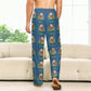 Personalized Pet Pants Face I Love Dad Unisex Pajama Pants