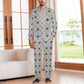 Custom Pet Face Men's Cotton Long Pajama Set