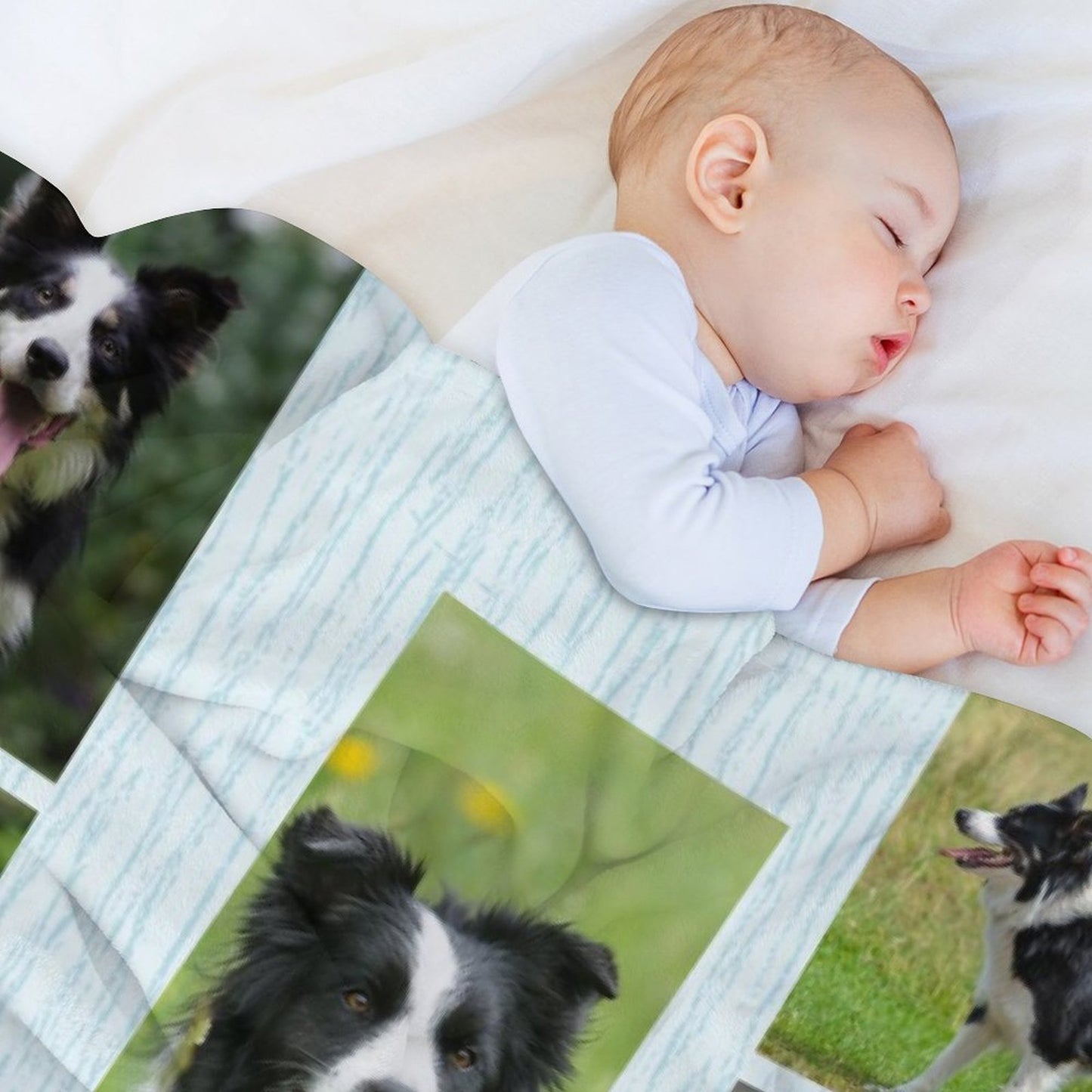 Custom Pet Photos Film Fleece Blanket