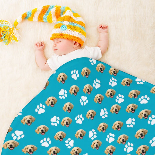 Custom Pet Face Baby's Blanket