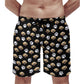 Custom Pet Face Men's Beach Shorts